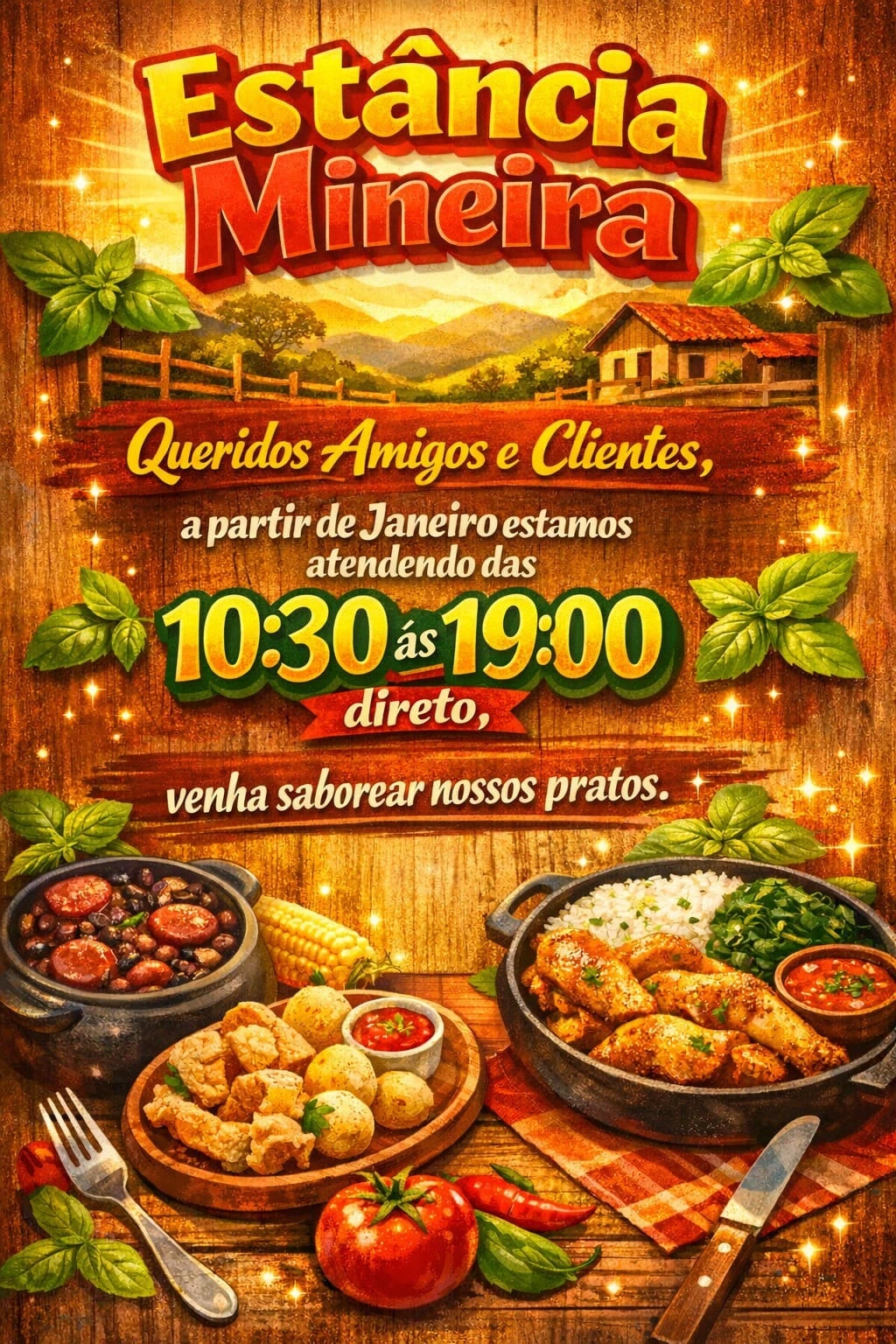 Aviso de Mudança de Horários